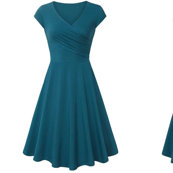 Lyss Loo Dresses & Skirts - Lyss Loo Women's Spring Skater Flare Dress - Green